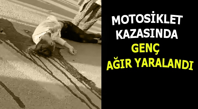 Motosiklet ve Kamyonet Çarpıştı: Genç Ağır Yaralandı