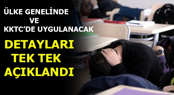 Ülke Genelinde ve KKTC'de Yapılacak 'deprem Anı Çök-kapan-tutun' Tatbikatının Detayları Açıklandı