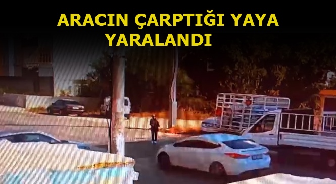 Mersin'de Aracın Çarptığı Yaya Hastaneye Kaldırıldı
