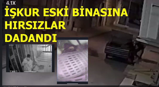 Mersin'de İşkur Eski Binası Hırsızların Uğrak Yeri Oldu