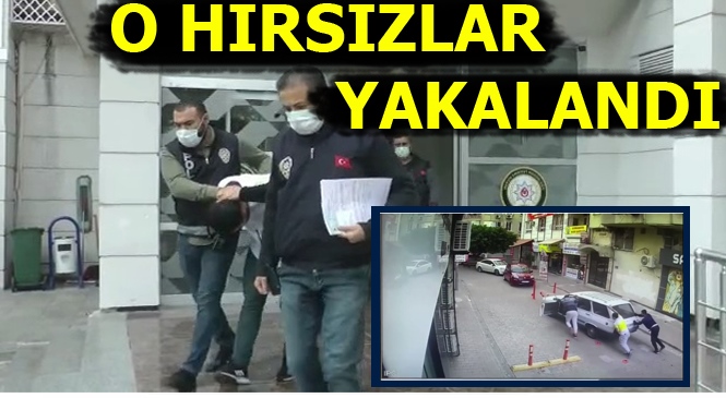 İtekleyip Araç Çalan Oto Hırsızları Mersin Polisinden Kaçamadı