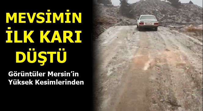 Mersin'e Kar Düştü