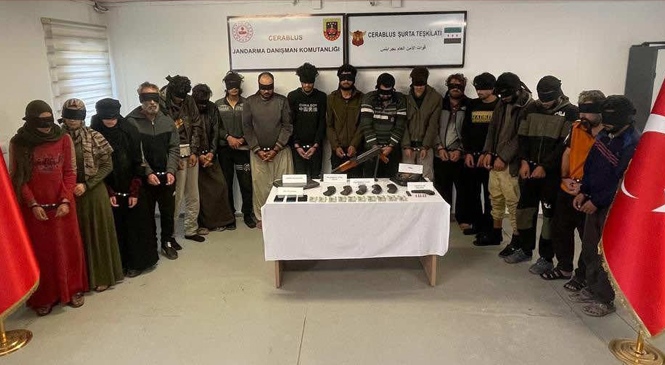 Suriye'de PKK ve DEAŞ Operasyonu: 18 Terörist Yakalandı
