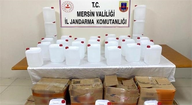 Mersin'de Sahte İçki Operasyonu Düzenlendi 350 Litre Sahte Alkol Ele Geçirildi