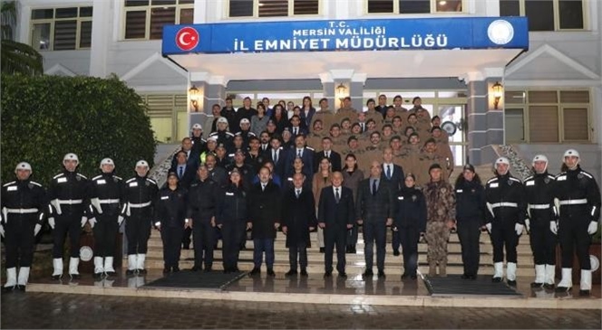 Emniyet Genel Müdürü Mehmet Aktaş, Mersin İl Emniyet Müdürlüğünü Ziyaret Etti