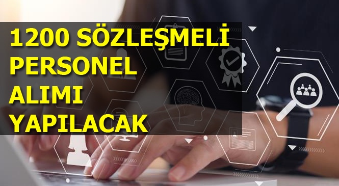 Tarım ve Orman Bakanlığına 1200 Sözleşmeli Personel Alımı Yapılacak