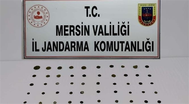 Mersin İl Jandarma Komutanlığı Ekipleri Tarihi Eser Kaçakçılığı Yapan 1 Kişiyi Kıskıvrak Yakaladı