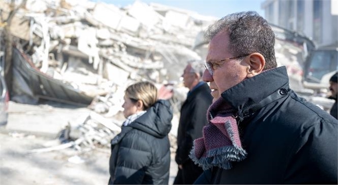 Başkan Seçer, CHP Lideri Kılıçdaroğlu İle Deprem Bölgesinde