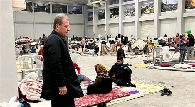 Mersin Büyükşehir Belediye Başkanı Seçer Depremin 6. Gününde de Depremzedeleri Yalnız Bırakmadı