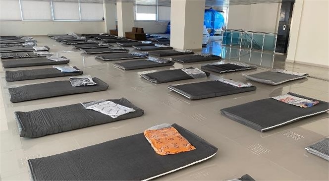 Mersin Büyükşehir’in Erdemli Hali Depremzedeleri Misafir Etmeye Başladı