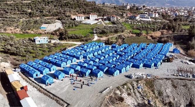 Çadır Kentte Sıcak Yemekten Sosyal Alanlara Kadar Her Şey Mevcut Olacak