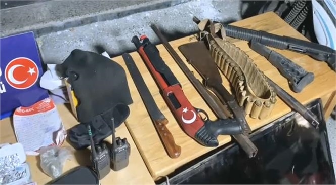 Mersin Tarsus'ta Hırsız ve Uyuşturucu Satıcılarına Operasyon