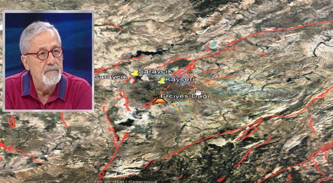 Prof, Dr. Naci Görür Kayseri'de Meydana Gelen Depremin Ardından Sosyal Medyadan Paylaşımda Bulundu