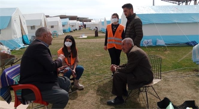 Mersin Barosu Depremzedelere Hukuki Destek ve İnsani Yardım Desteği Verdi