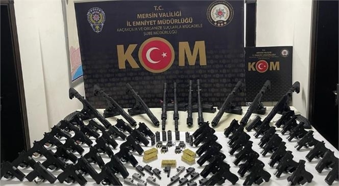 Mersin'de Operasyon, Suikast Silahı ve Kalaşnikof Ele Geçirildi, 4 Şüpheli Gözaltında