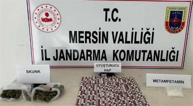 Mersin İl Jandarma Komutanlığı Ekiplerince Düzenlenen Uyuşturucu Operasyonunda 2 Şüpheli Yakalandı