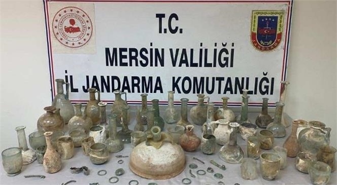 Mersin’de 120 Adet Tarihi Eser Ele Geçirildi