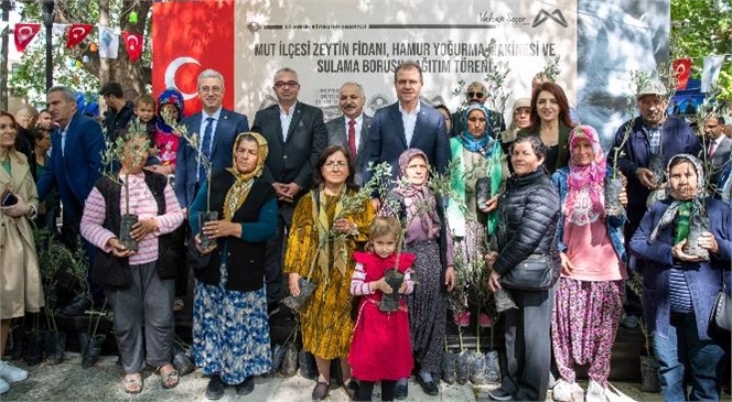 Seçer, Mut’ta Tarımsal Destek Dağıtım Töreni’ne Katıldı