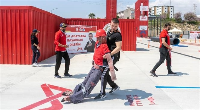 İtfaiye Eri Alımı İçin Uygulamalı Sınav Başladı