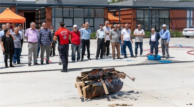 Halkkent Emekli Evi Üyeleri, Yangın ve Müdahale Yöntemleri Konusunda Bilgilendirildi