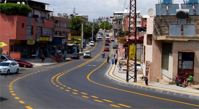 Gözne Caddesi’nde Yollar Yenilendi, Kaldırım Düzenlemesi Yapıldı