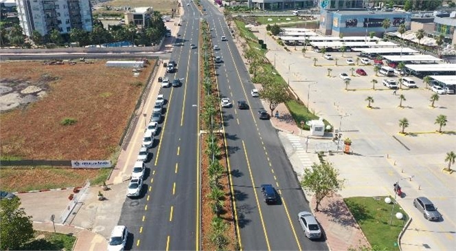 Büyükşehir’den 36. Cadde’de Yol Yenileme Çalışması