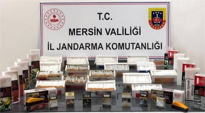 Mersin’de Kaçak Sigara ve Sahte Alkollü İçki Operasyonu, 3 Şüpheli Gözaltında