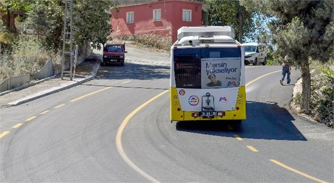 Mersin Büyükşehir Gözne ve Ayvagediği Arasındaki Yolu Yeniledi