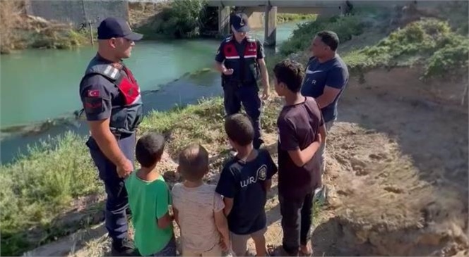 Mersin İl Jandarma Komutanlığı Ekipleri Meydana Gelebilecek Muhtemel Suda Boğulma Olaylarını Önlemek İçin Sıkı Tedbirler Almaya Başladı