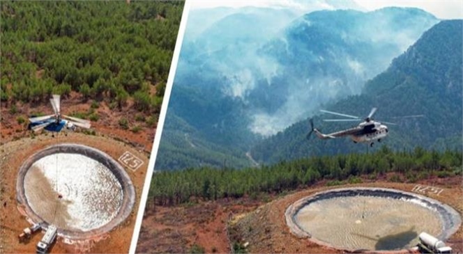 Yangına Hassas ve Su Kaynaklarına Uzak Ormanlık Alanlara 4 Bin 630 Yangın Havuz ve Göleti İnşa Edildi