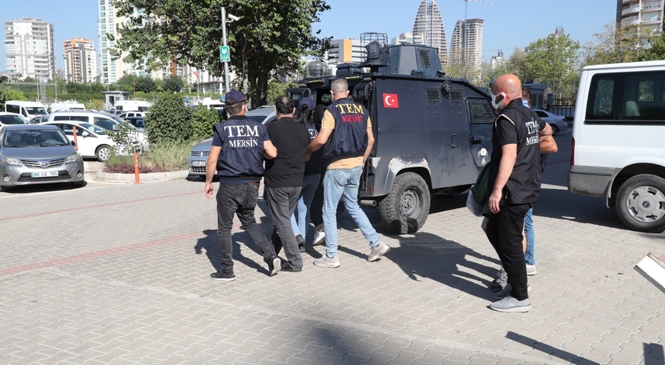 Mersin Polisinden Terör Örgütlerine Operasyon: 4 Gözaltı; 1 Adli Kontrol, 3 Tutuklama