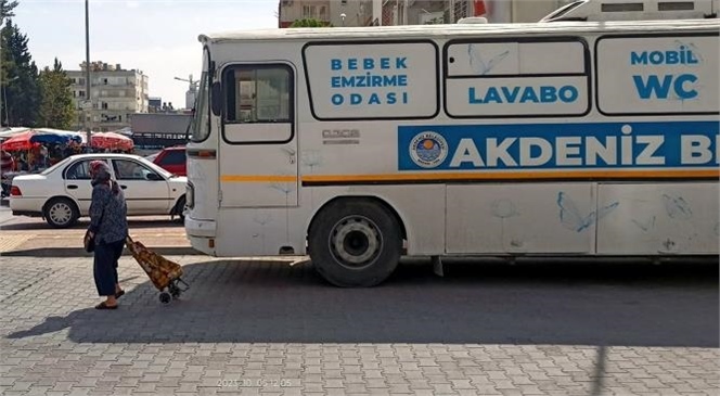 Akdeniz’de Pazaryerlerine Mobil Tuvalet Kuruluyor