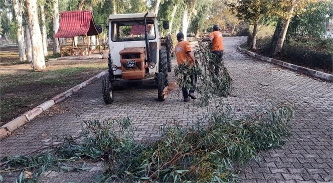 Tarsus'ta Fırtına Nedeniyle Oluşan Olumsuzluklara Büyükşehir Ekipleri Müdahale Etti