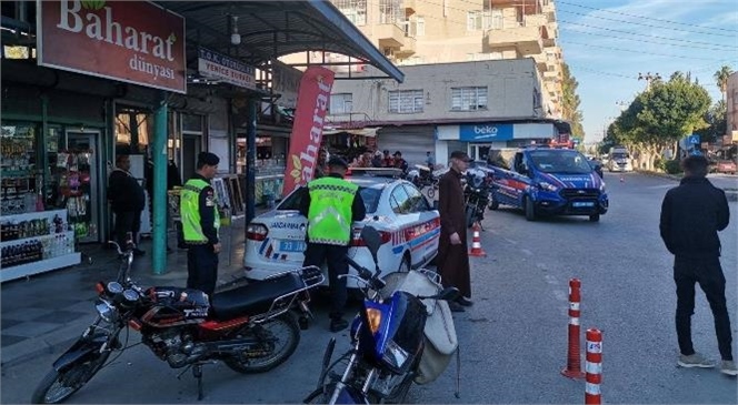 Mersin İl Jandarma Komutanlığı'ndan Trafik Denetimi