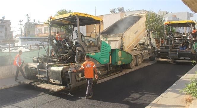 Mersin Büyükşehir’in Yol ve Asfalt Çalışmaları Devam Ediyor