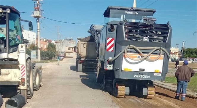 Mersin Büyükşehir Belediyesi Bağlar Mahallesi’nde Ki Eshab-I Kehf Caddesini Yepyeni Görünüme Kavuşturuyor