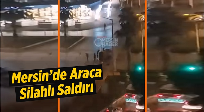 Mersin’in Merkez Yenişehir İlçesinde Hareket Halindeki Araca Silahlı Saldırı, Saldırı Sonrası Kaza Yapan Aracın Sürücüsü Yaralandı