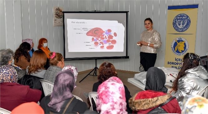 Büyükşehir Ve İçel Soroptomist Kulübü İşbirliğinde Tömüklü Kadınlara Eğitim, Kadınlara Hastalıklardan Kadın Haklarına Kadar Eğitim Verilecek