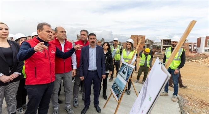 Başkan Seçer, Lojistik Merkezi Ve Huzurkent Yol Çalışmalarını Yerinde İnceledi