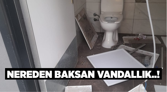 Tarsus Atatürk Gençlik Parkı’ndaki Tuvaletlere Bir Çirkin Saldırı Daha