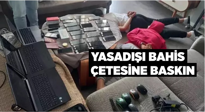 Mersin Polisi Akdeniz ve Erdemli İlçesinde Bahis Çetesi Dolandırıcılarını Yakaladı