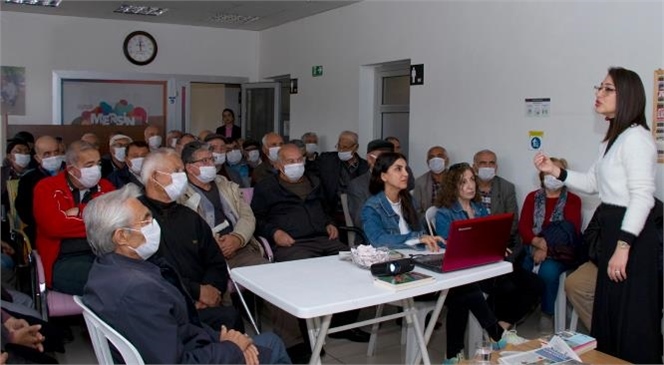 Mersin Büyükşehir Emekli Evi Üyeleri ‘Beslenme Ve Yaşlılık Psikoloji’ Konularında Bilgilendirildi