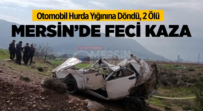Mersin’in Silifke İlçesinde Kontrolden Çıkan Otomobil Şarampole Devrildi, Kazada 2 Kişi Öldü