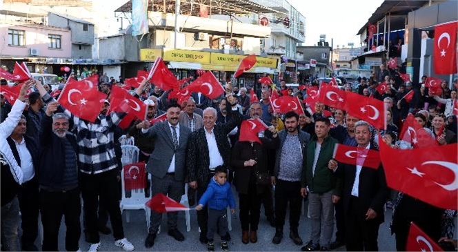 Akdeniz Belediye Başkanı ve Cumhur İttifakı Akdeniz Belediye Başkan Adayı M. Mustafa Gültak Mahalle Gezilerine Devam Ediyor
