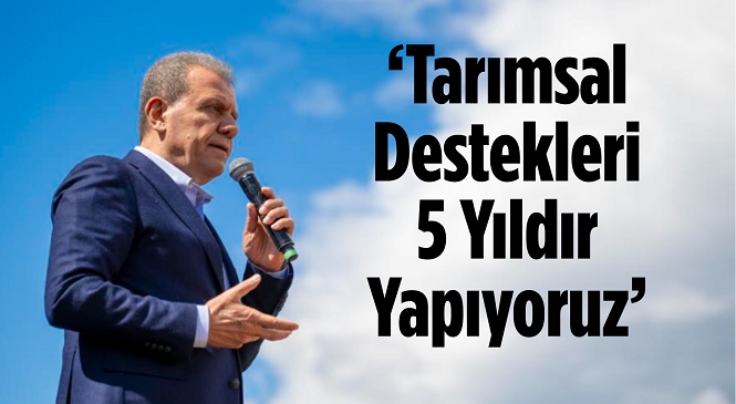 Başkan Seçer, Aydıncık’ta Düzenlenen ‘Tarımsal Destekler Töreni’ninde Yurttaşlarla Buluştu