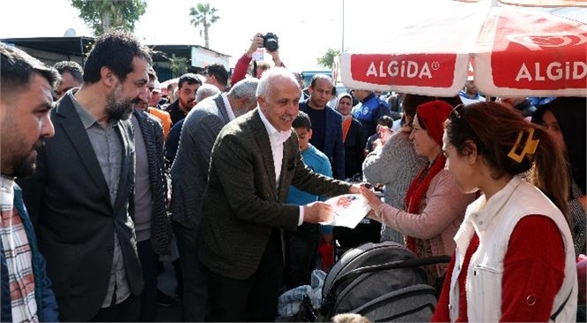 Akdeniz Belediye Başkanı Ve Cumhur İttifakı Akdeniz Belediye Başkan Adayı M. Mustafa Gültak’ın Bu Seferki Durağı Çilek Mahallesi Oldu