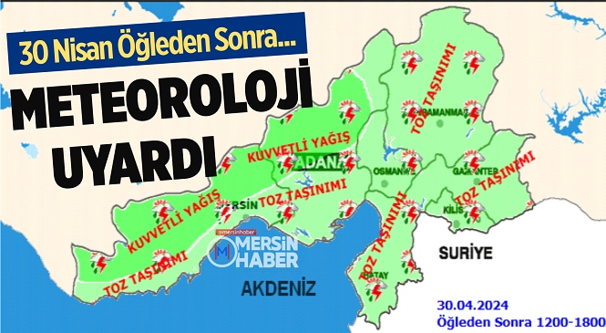 Sıcak Havaların Bunalttığı Mersin Yine Toz Taşınımına Maruz Kalacak, Meteoroloji Genel Müdürlüğü’nden Açıklama