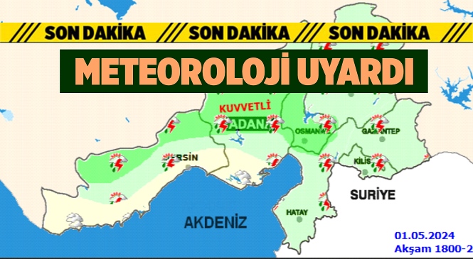 Meteoroloji’den Uyarı