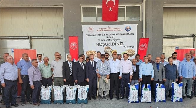 Tarım Arazilerinin Kullanımının Etkinleştirilmesi Projesi Kapsamında, Soya Tohumu Dağıtıldı