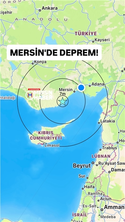 Mersin Silifke’de 3.9 Büyüklüğünde Deprem